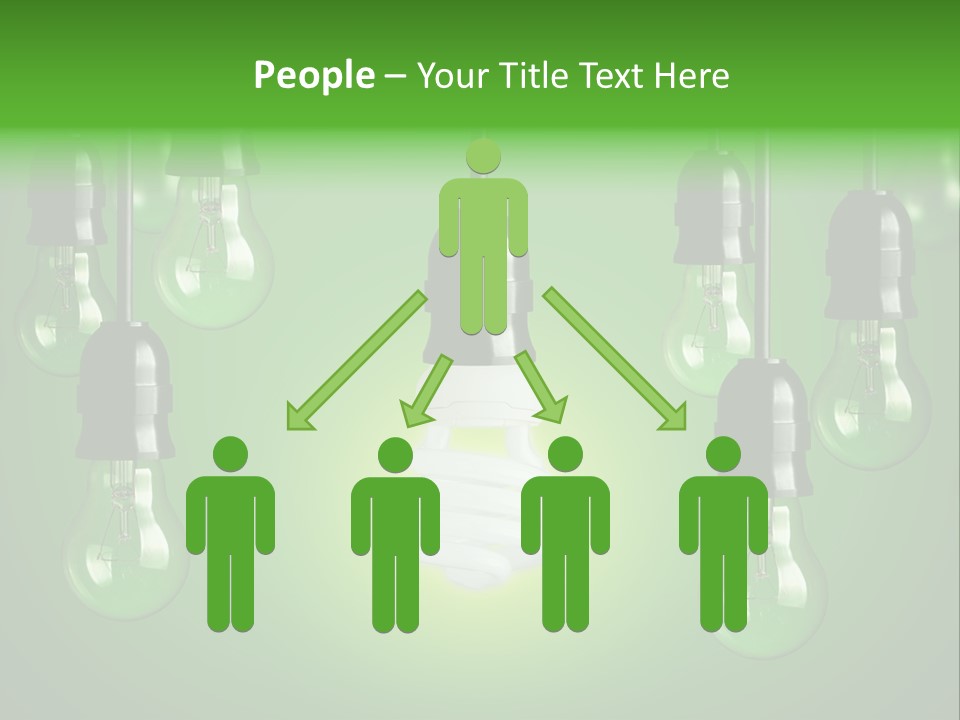 Electricity Brightly Efficiency PowerPoint Template