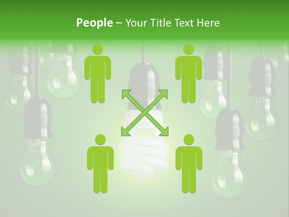 Electricity Brightly Efficiency PowerPoint Template