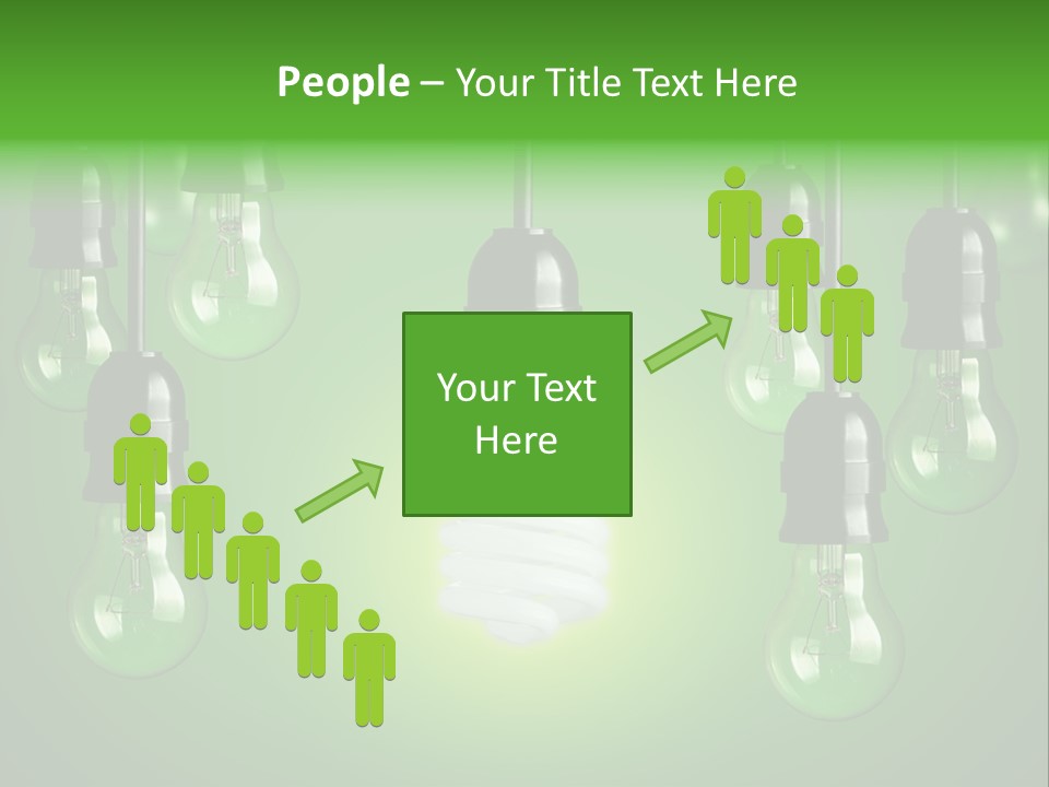 Electricity Brightly Efficiency PowerPoint Template