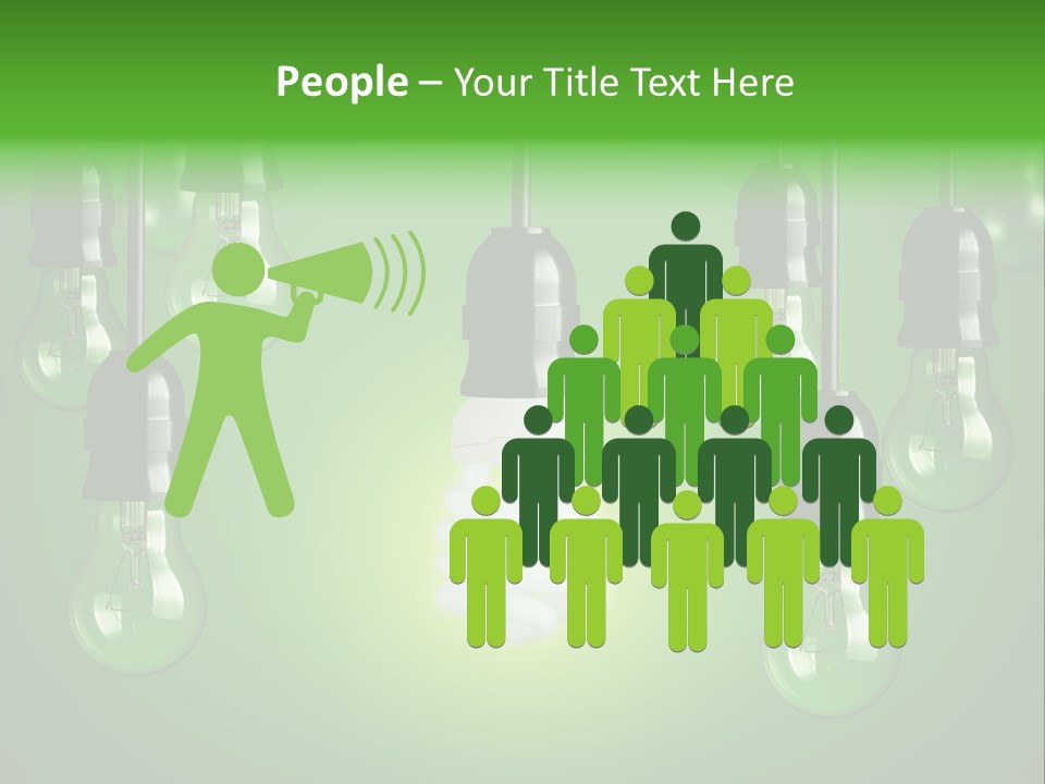 Electricity Brightly Efficiency PowerPoint Template