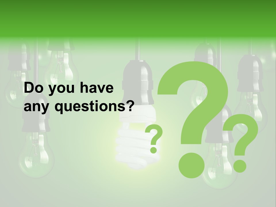 Electricity Brightly Efficiency PowerPoint Template