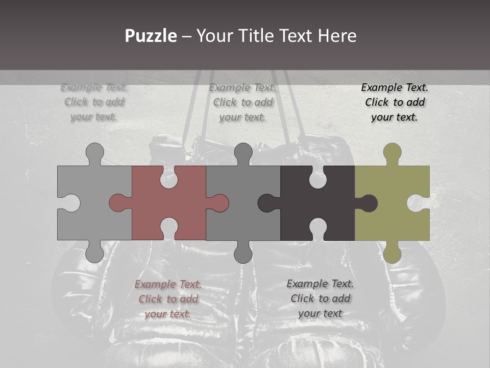 Dangling Recreation Leather PowerPoint Template