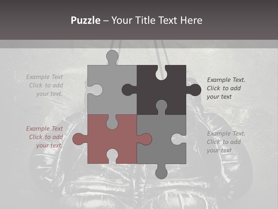 Dangling Recreation Leather PowerPoint Template