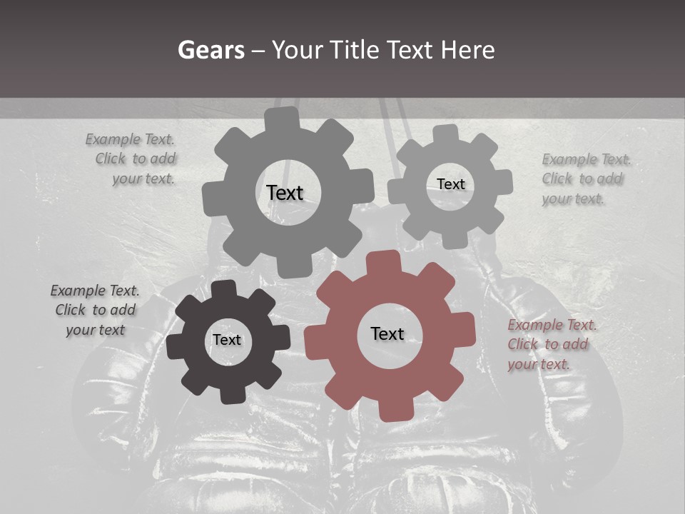 Dangling Recreation Leather PowerPoint Template