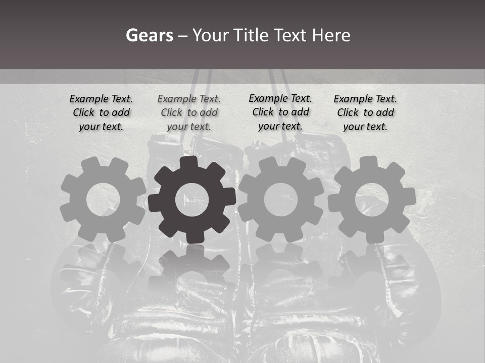 Dangling Recreation Leather PowerPoint Template