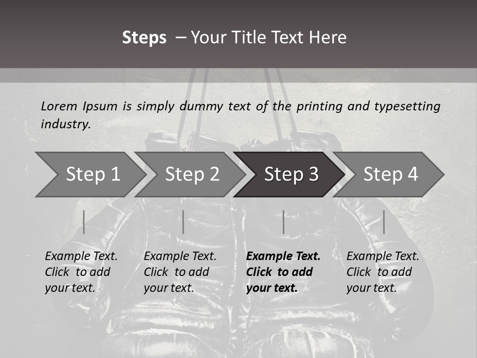 Dangling Recreation Leather PowerPoint Template