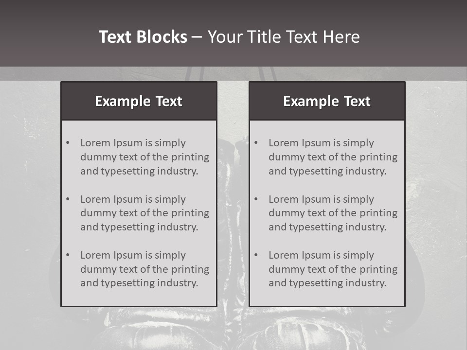 Dangling Recreation Leather PowerPoint Template