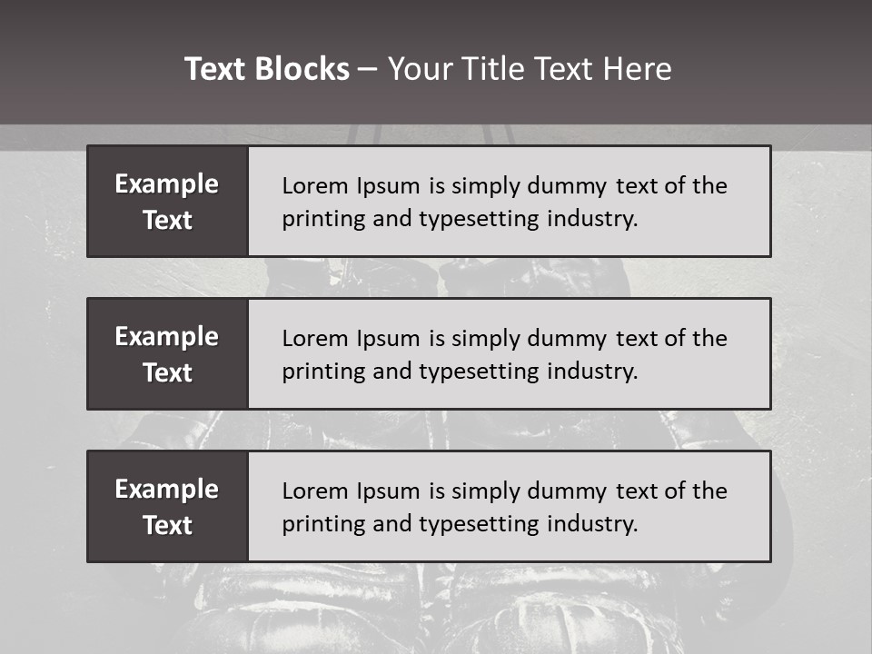 Dangling Recreation Leather PowerPoint Template