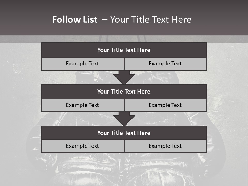 Dangling Recreation Leather PowerPoint Template