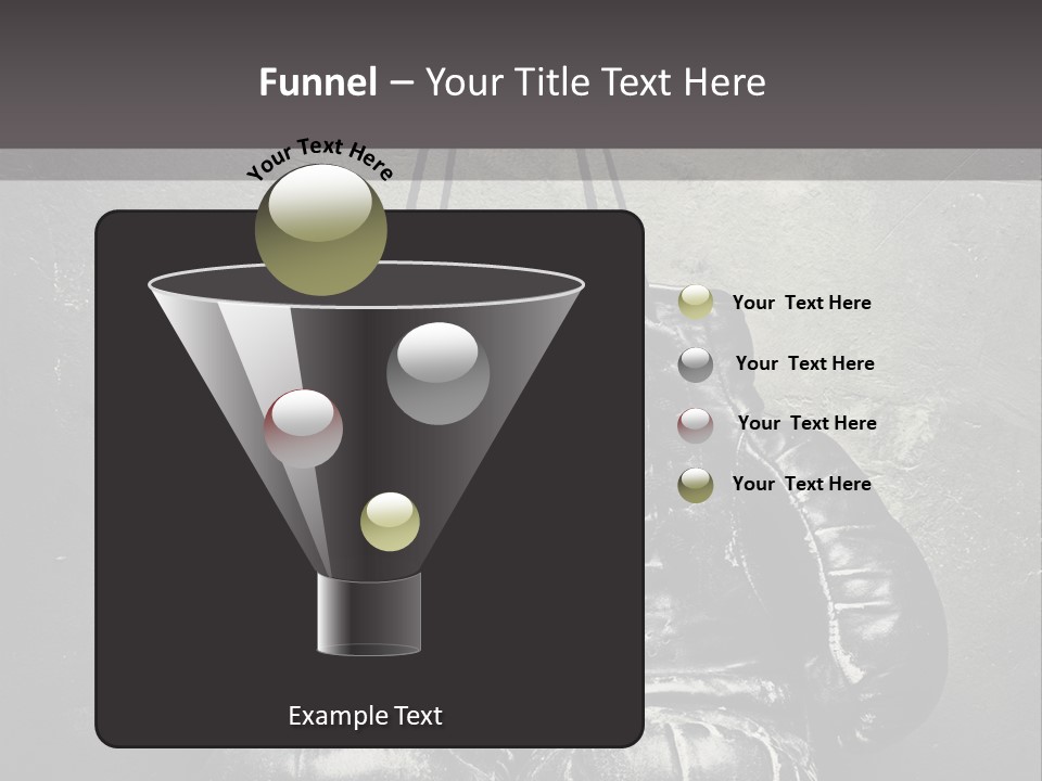 Dangling Recreation Leather PowerPoint Template