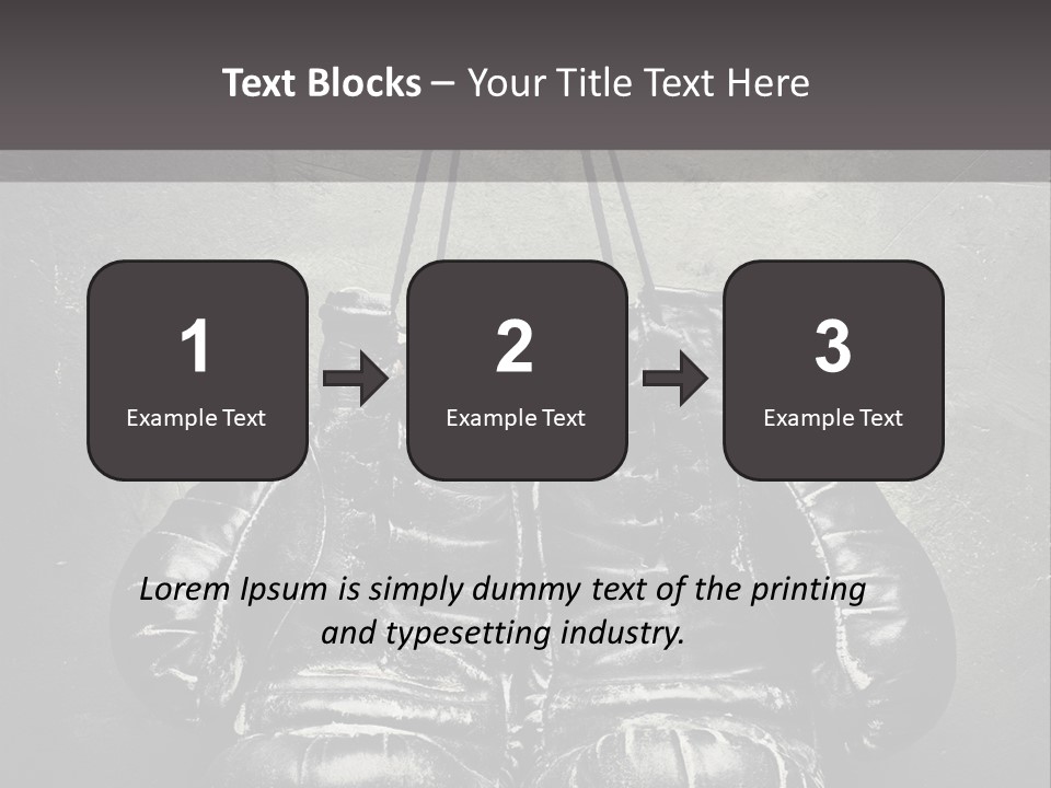 Dangling Recreation Leather PowerPoint Template