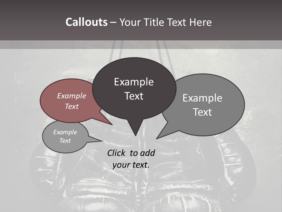 Dangling Recreation Leather PowerPoint Template