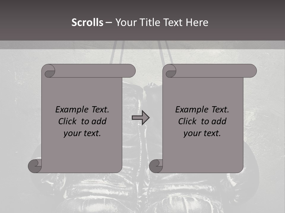 Dangling Recreation Leather PowerPoint Template