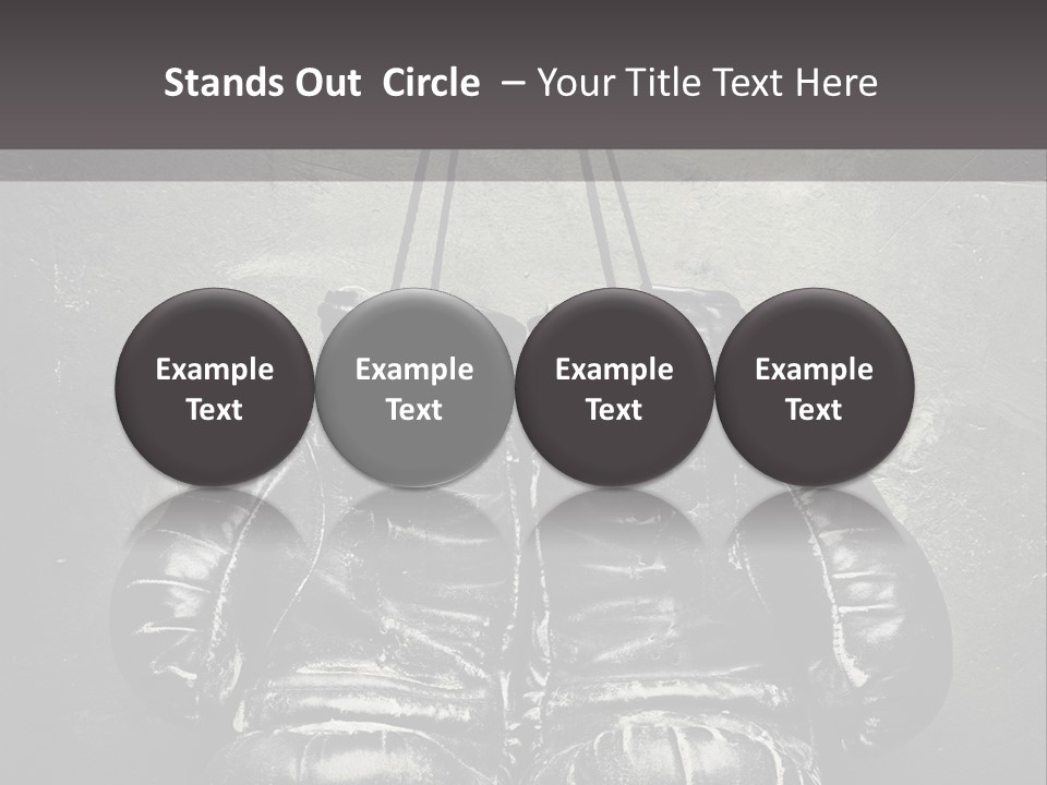 Dangling Recreation Leather PowerPoint Template