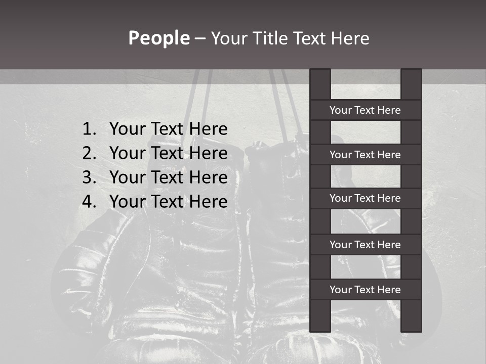 Dangling Recreation Leather PowerPoint Template