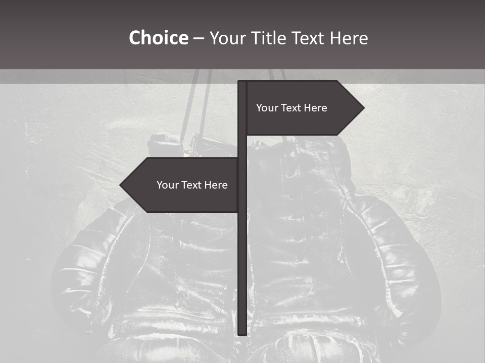 Dangling Recreation Leather PowerPoint Template