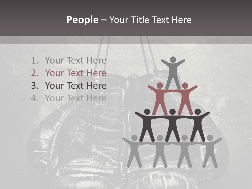 Dangling Recreation Leather PowerPoint Template