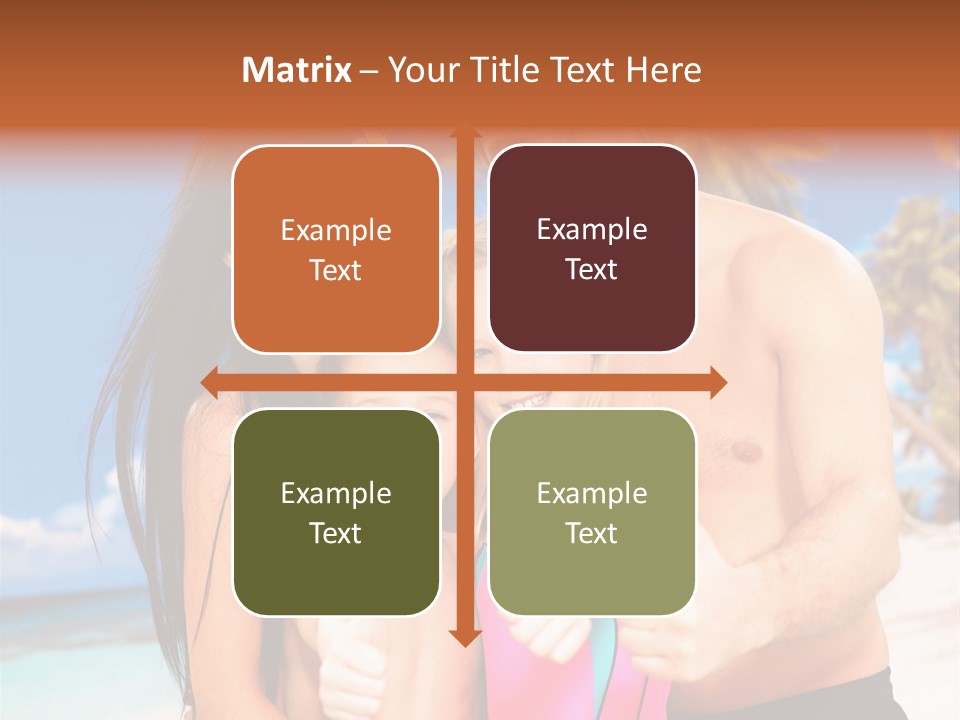 Summer Sea Enjoyment PowerPoint Template