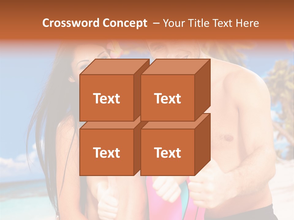 Summer Sea Enjoyment PowerPoint Template