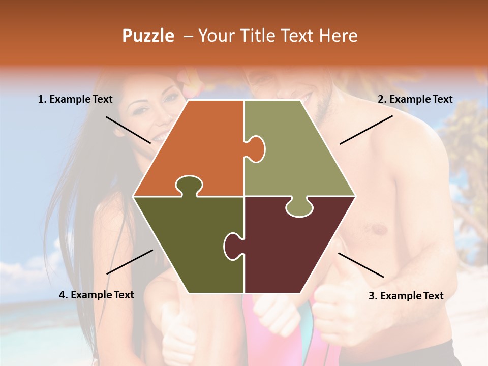 Summer Sea Enjoyment PowerPoint Template