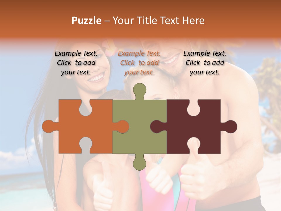 Summer Sea Enjoyment PowerPoint Template