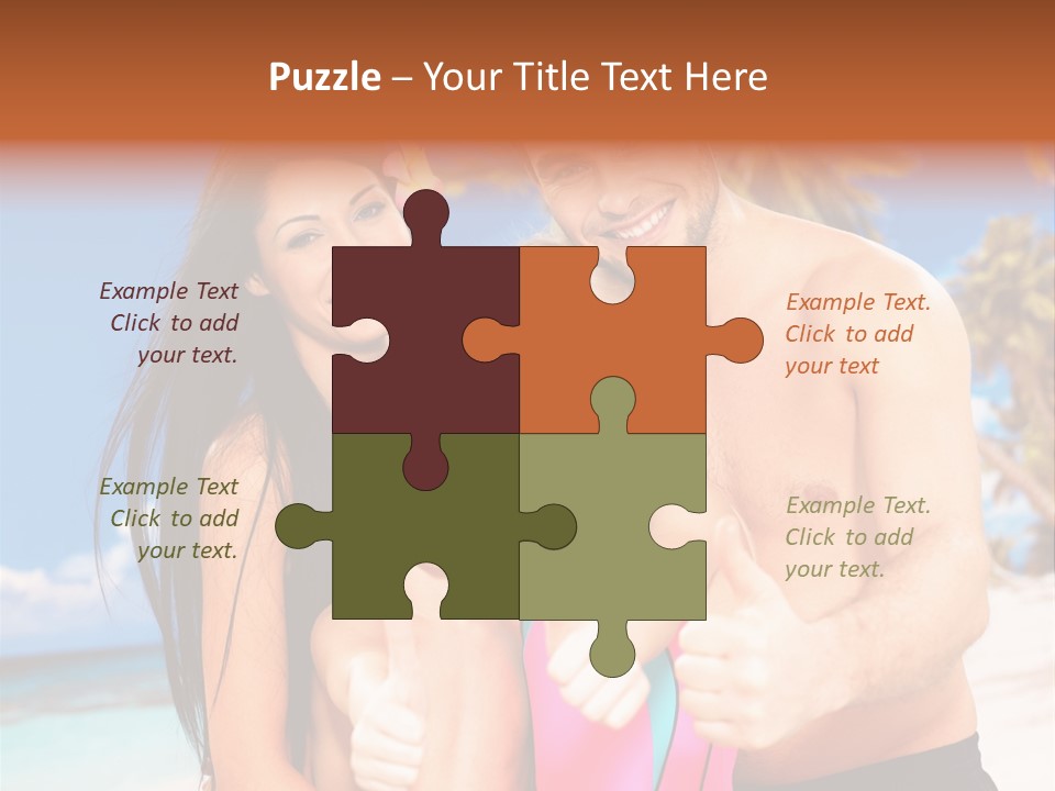 Summer Sea Enjoyment PowerPoint Template