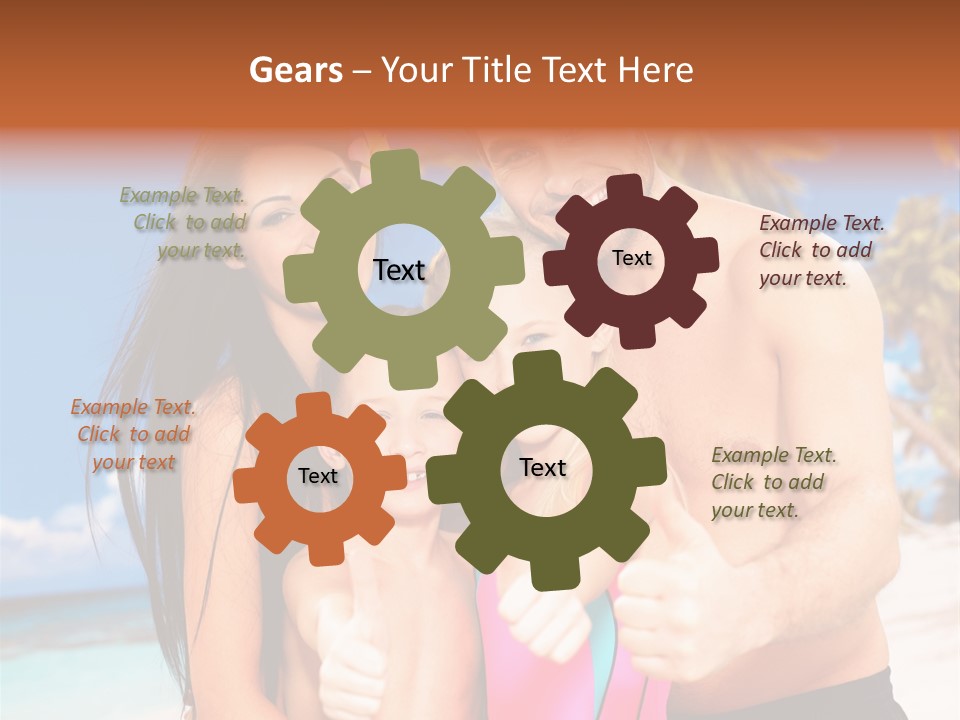 Summer Sea Enjoyment PowerPoint Template