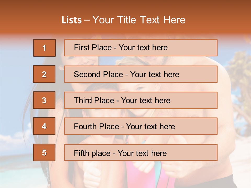 Summer Sea Enjoyment PowerPoint Template