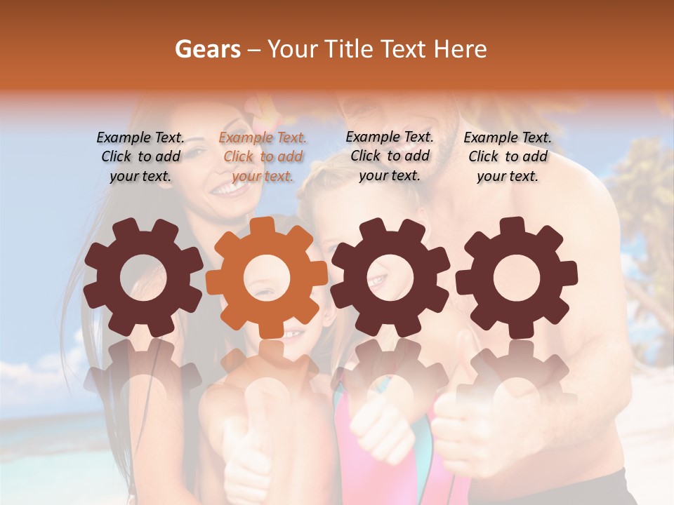 Summer Sea Enjoyment PowerPoint Template