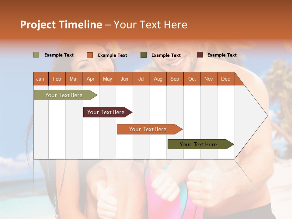 Summer Sea Enjoyment PowerPoint Template