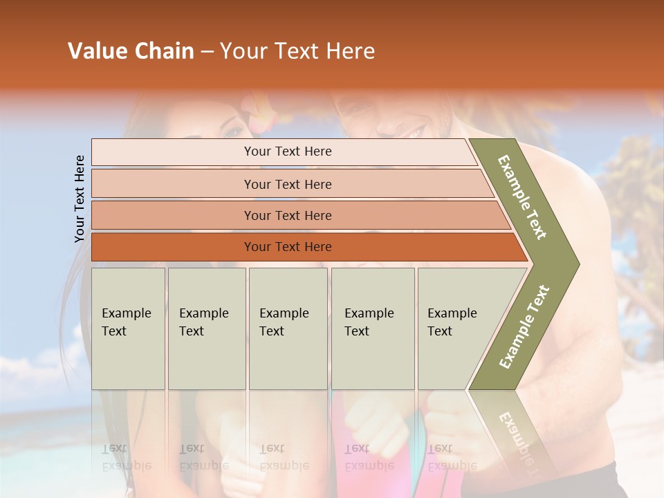 Summer Sea Enjoyment PowerPoint Template