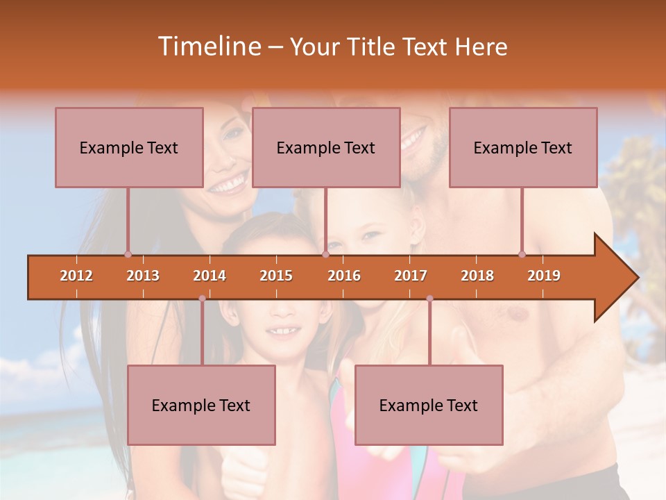 Summer Sea Enjoyment PowerPoint Template