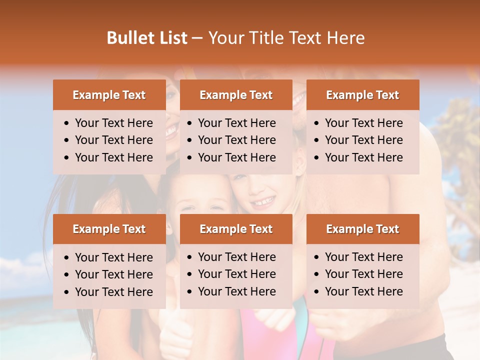 Summer Sea Enjoyment PowerPoint Template