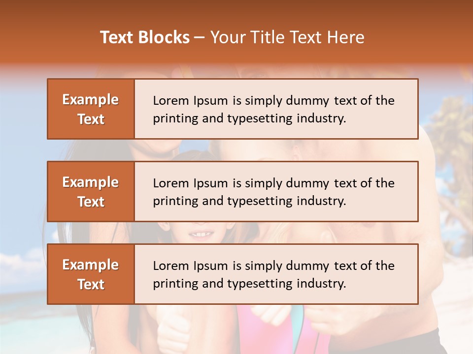 Summer Sea Enjoyment PowerPoint Template