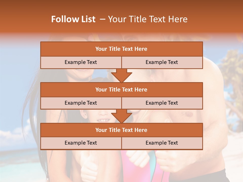 Summer Sea Enjoyment PowerPoint Template