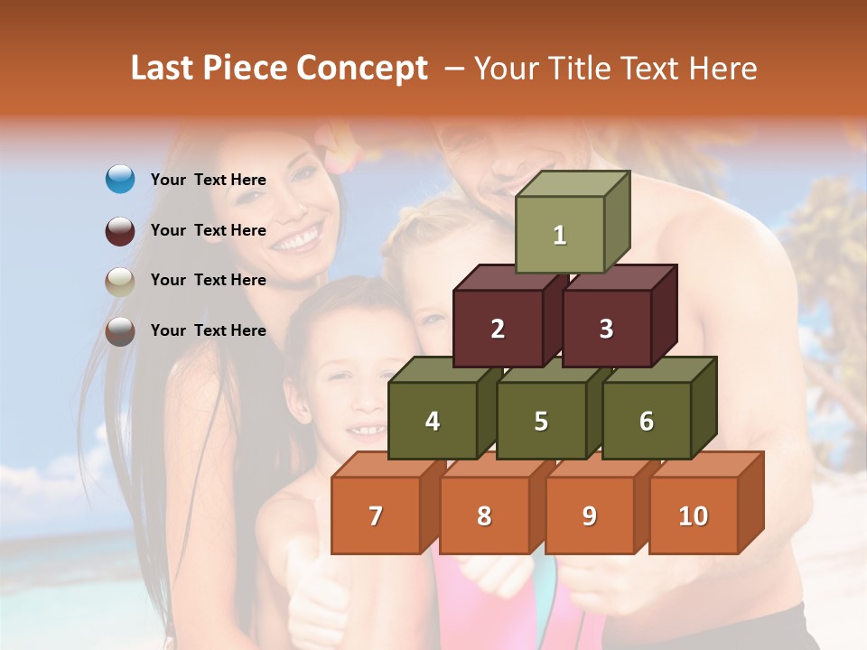 Summer Sea Enjoyment PowerPoint Template