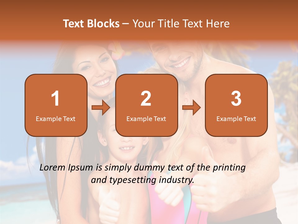 Summer Sea Enjoyment PowerPoint Template