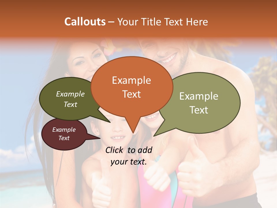 Summer Sea Enjoyment PowerPoint Template