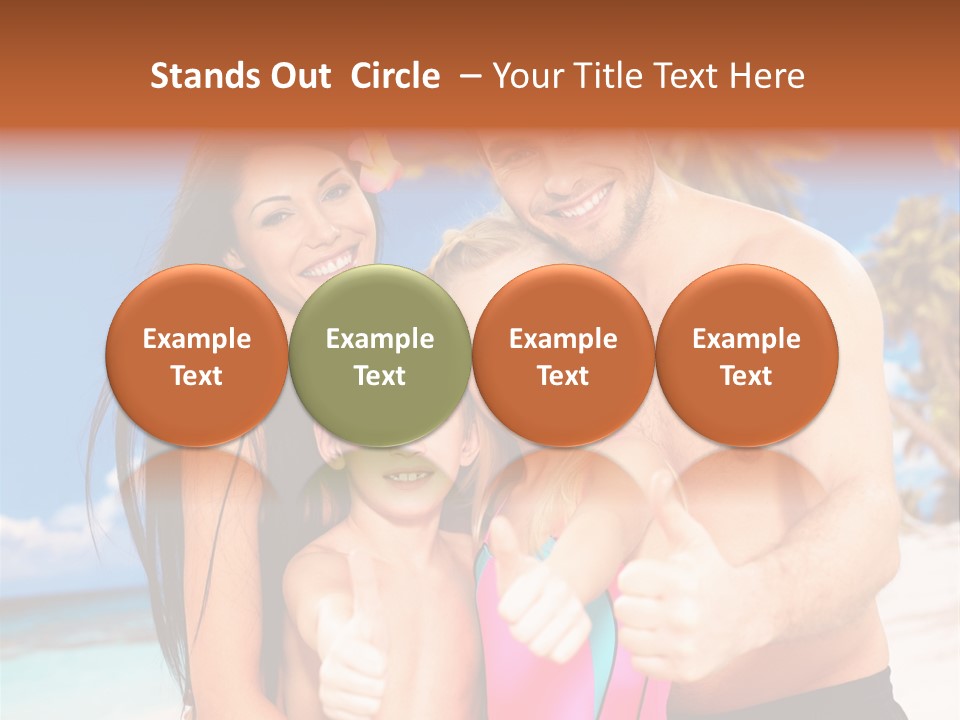 Summer Sea Enjoyment PowerPoint Template