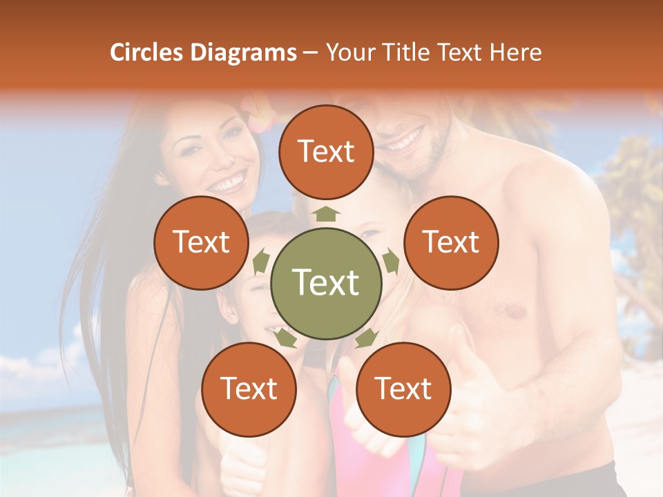 Summer Sea Enjoyment PowerPoint Template