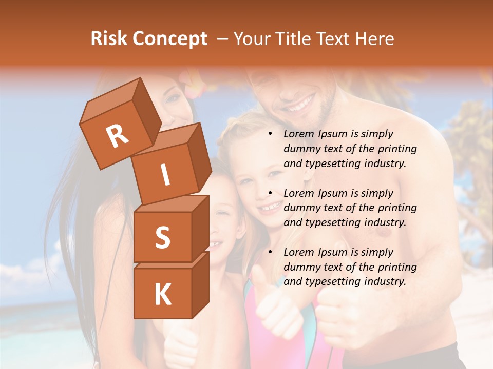 Summer Sea Enjoyment PowerPoint Template