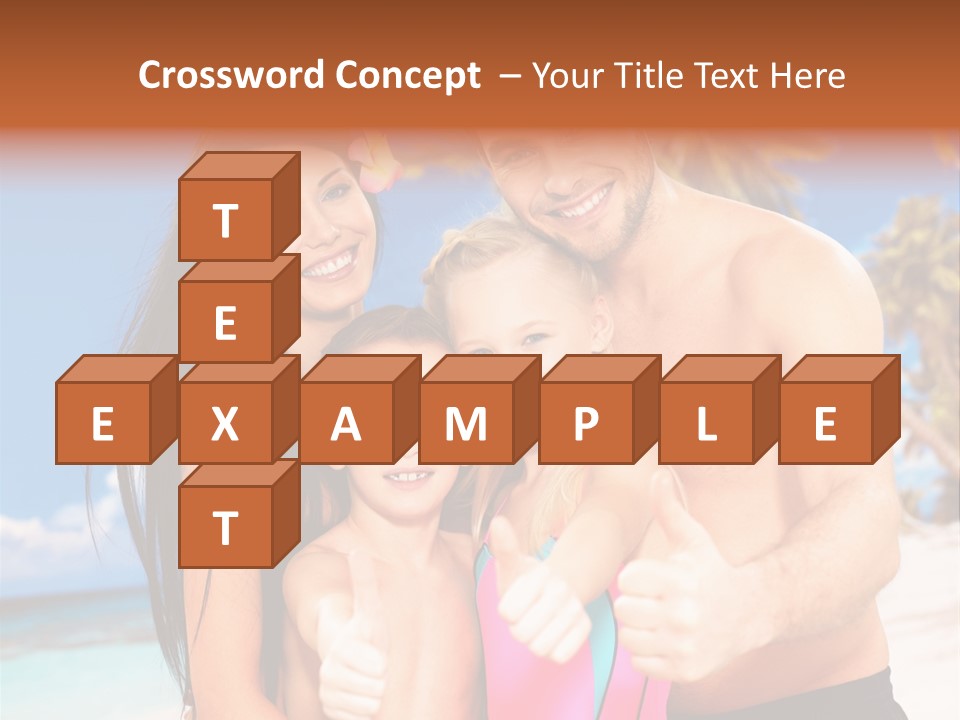 Summer Sea Enjoyment PowerPoint Template