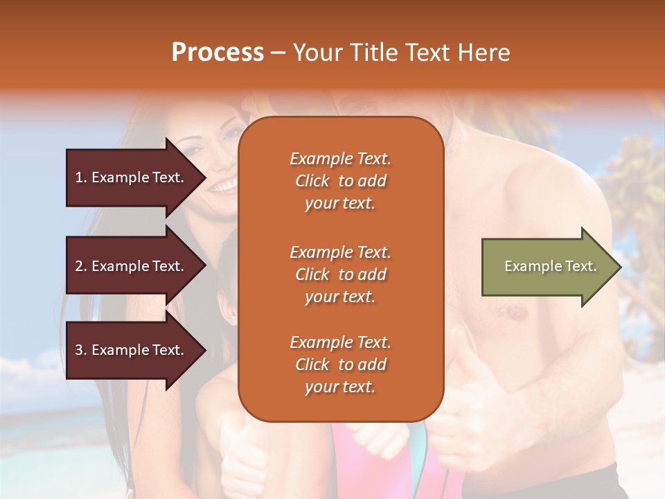 Summer Sea Enjoyment PowerPoint Template