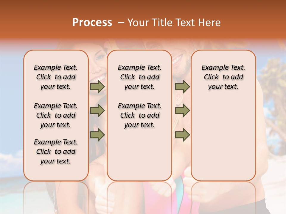 Summer Sea Enjoyment PowerPoint Template