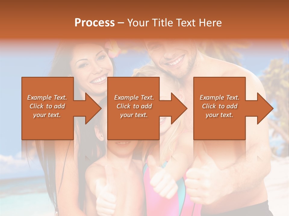 Summer Sea Enjoyment PowerPoint Template