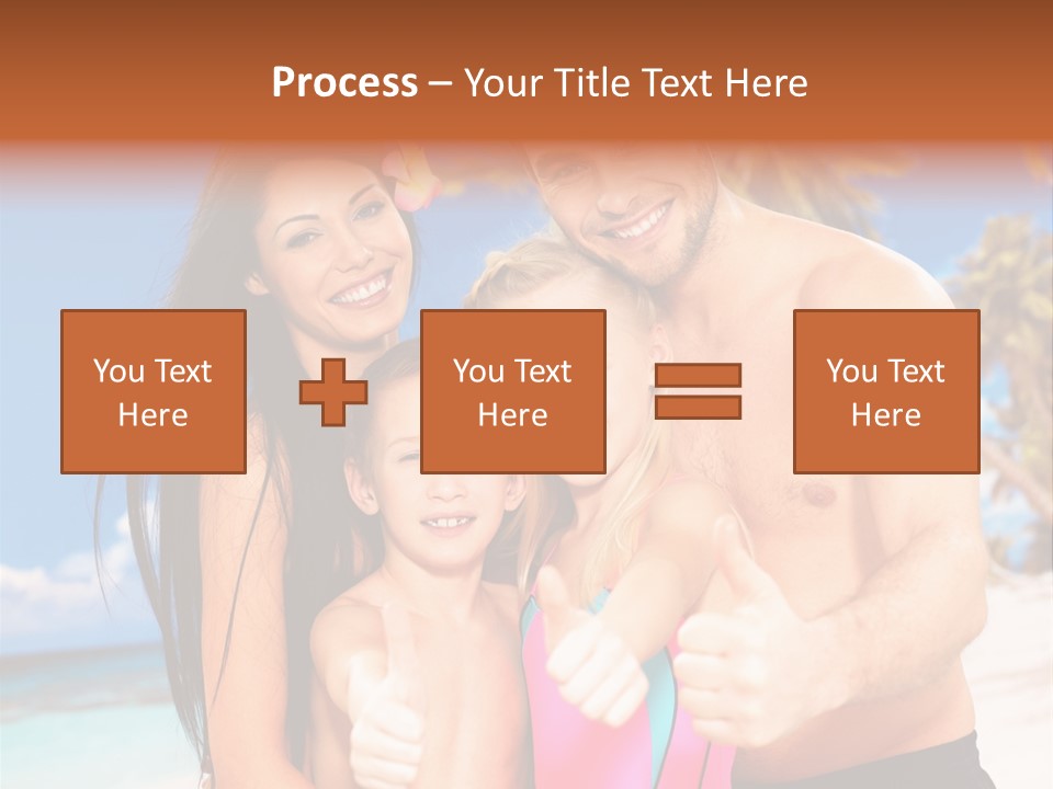 Summer Sea Enjoyment PowerPoint Template