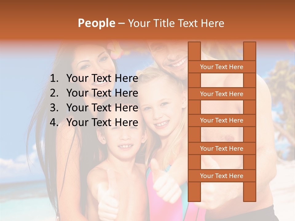 Summer Sea Enjoyment PowerPoint Template