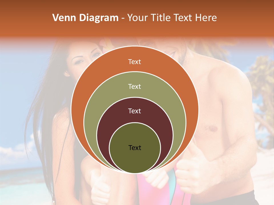 Summer Sea Enjoyment PowerPoint Template