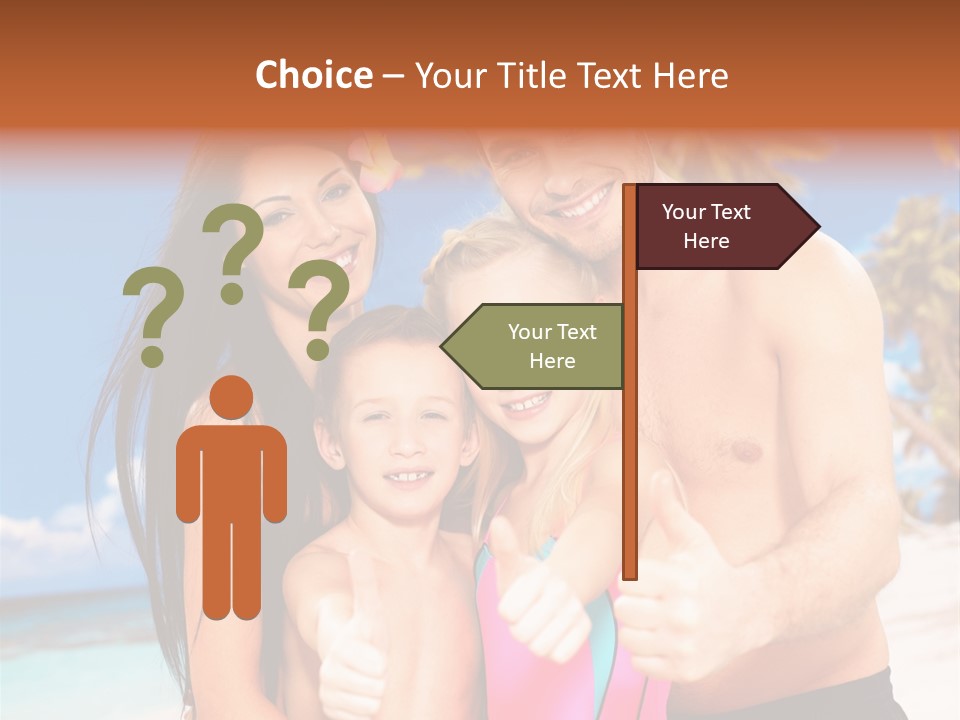 Summer Sea Enjoyment PowerPoint Template