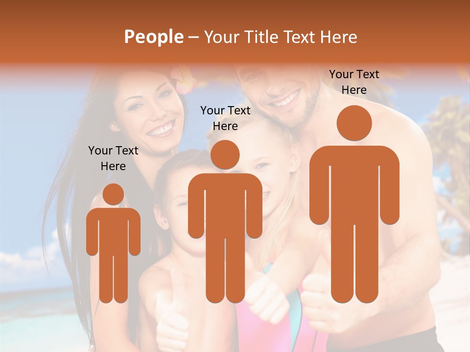 Summer Sea Enjoyment PowerPoint Template